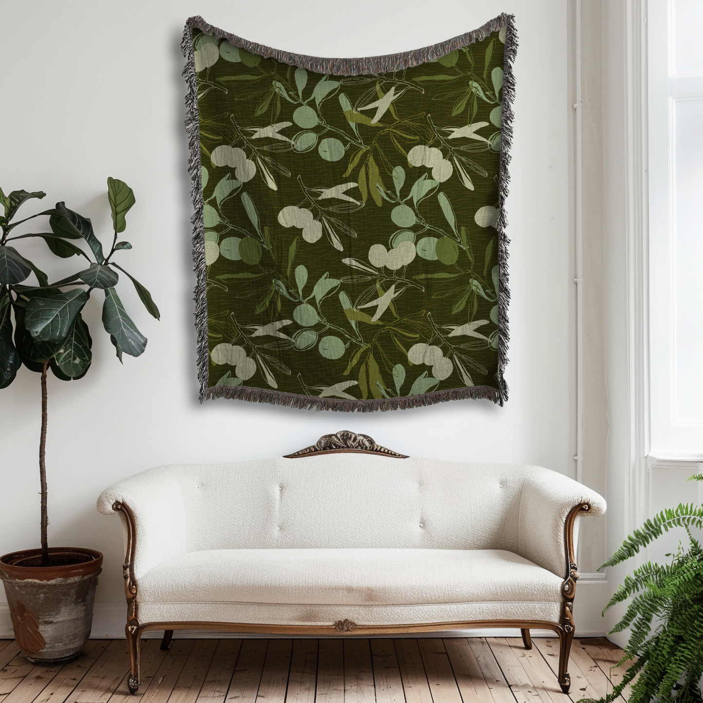 Olive Grove Throw