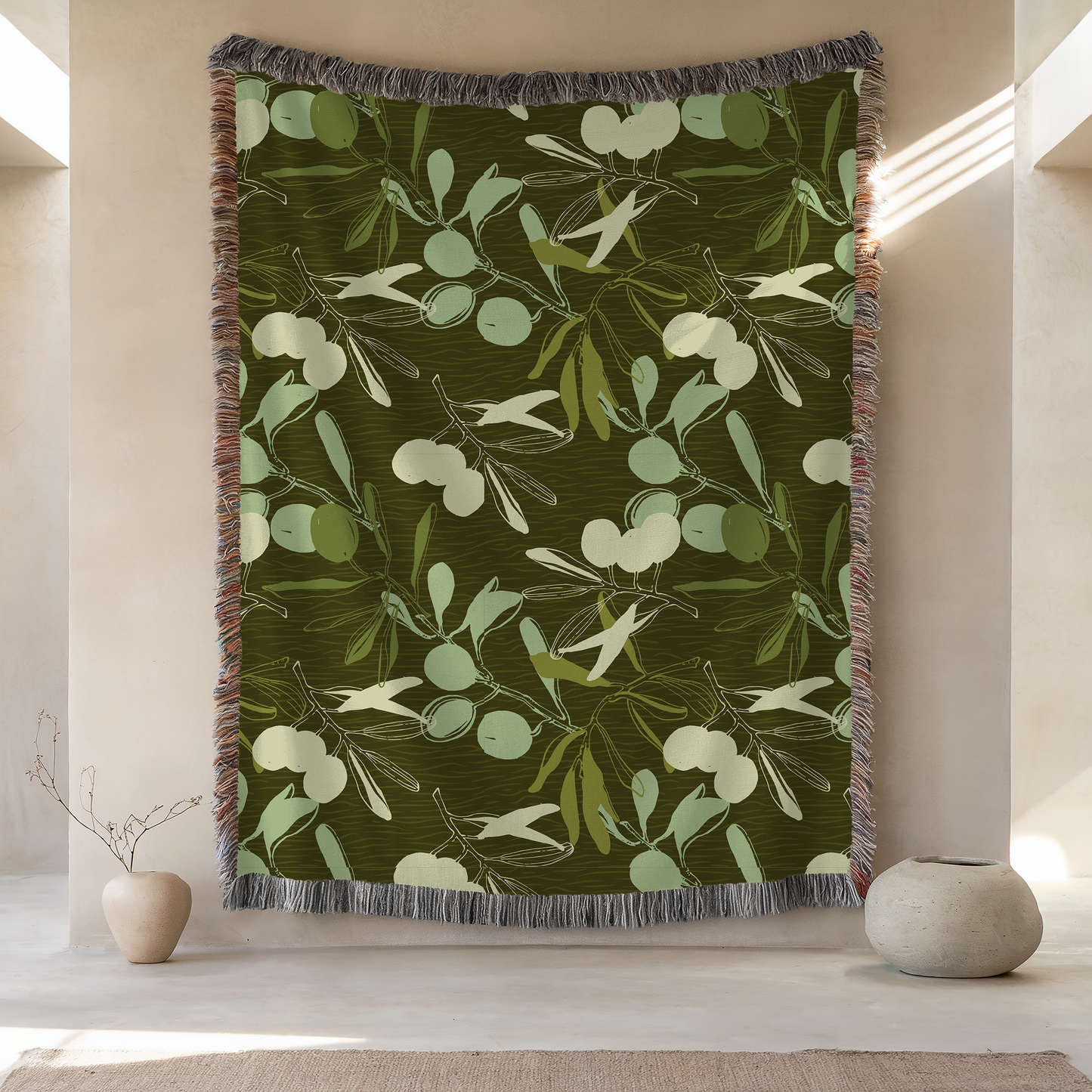 Olive Grove Throw