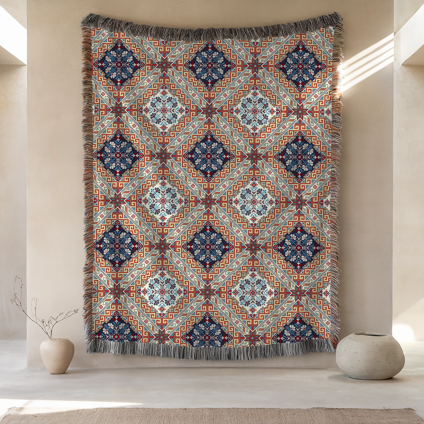Ivory Minaret Throw