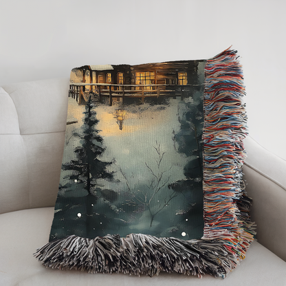 Winter Cardinal Throw