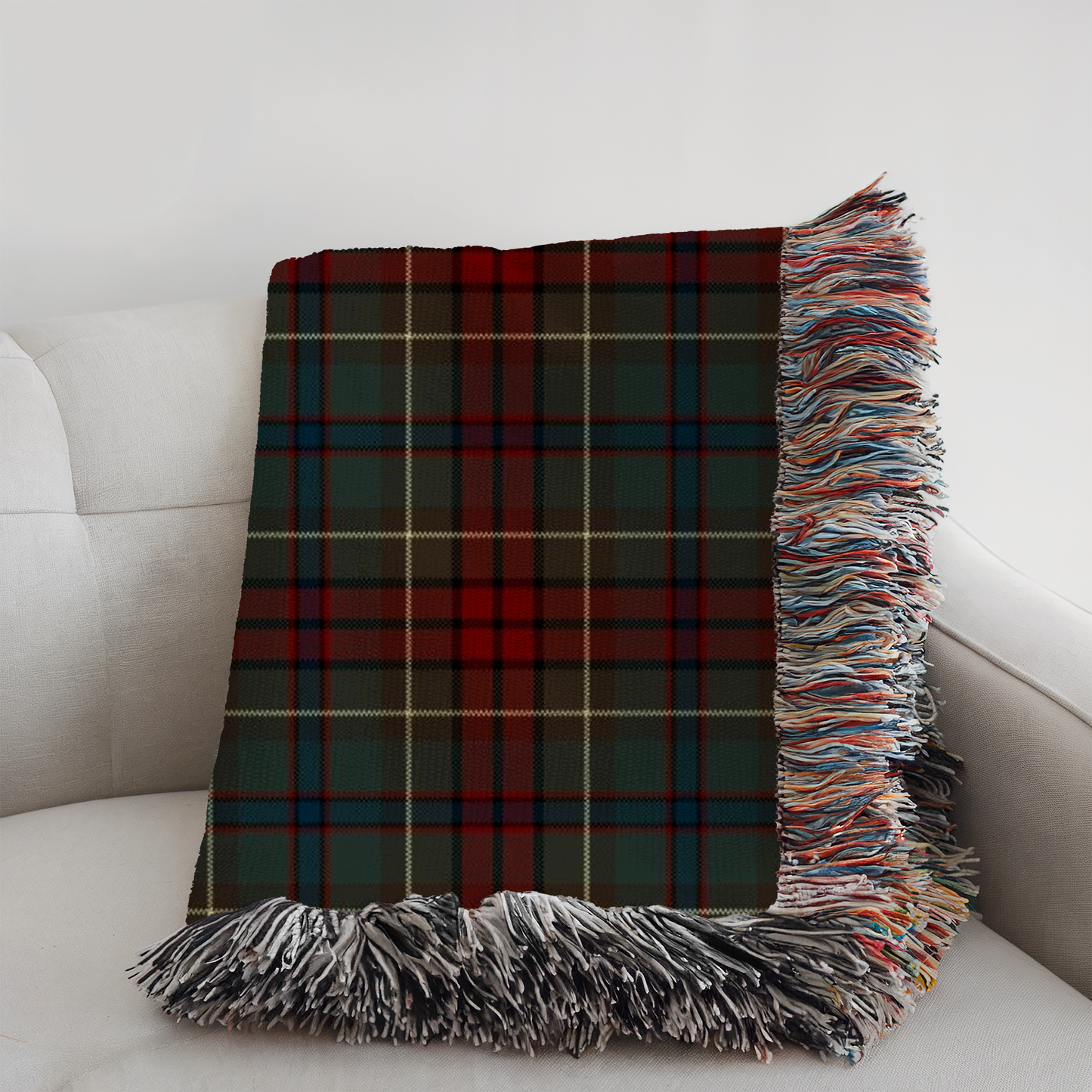 Rustic Plaid Throw