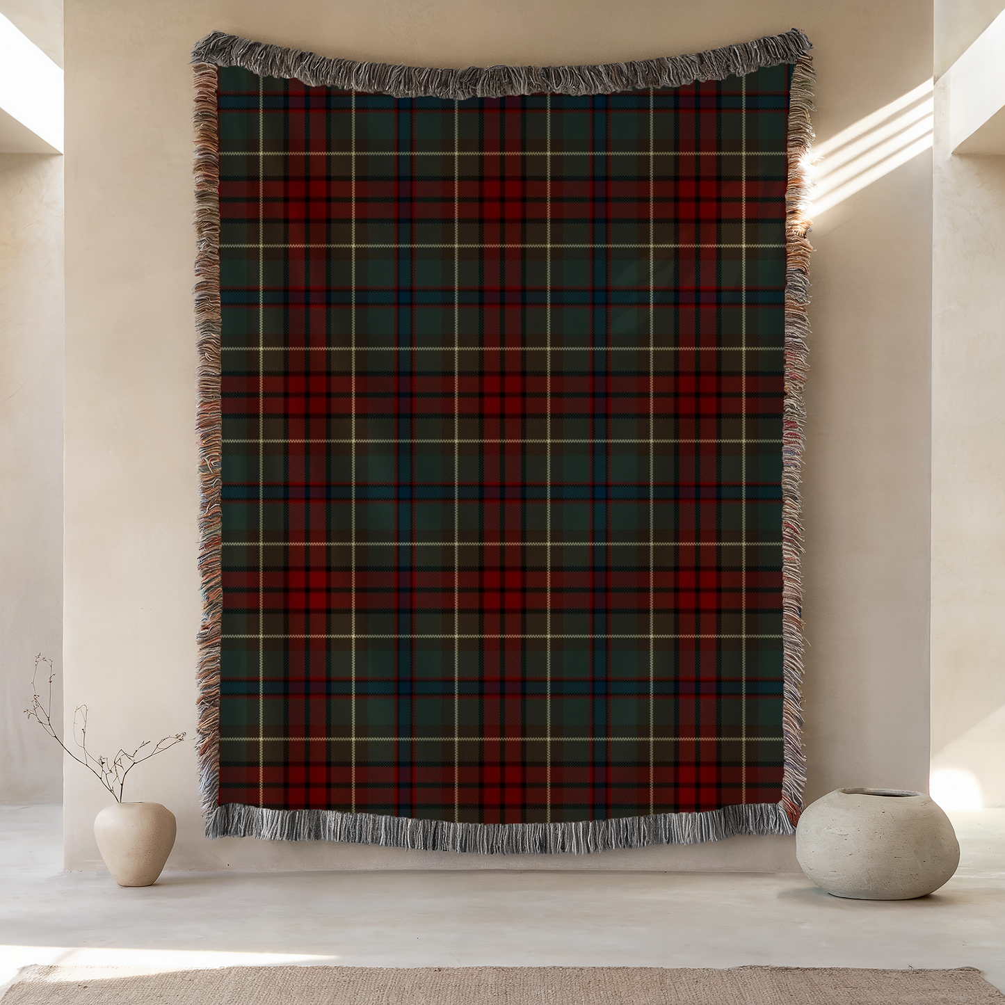 Rustic Plaid Throw